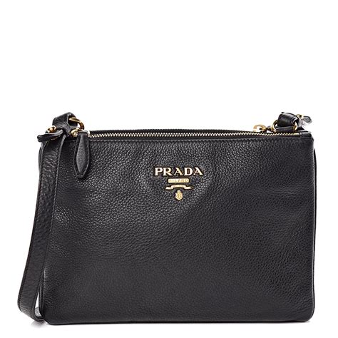 Prada Double Zip Crossbody.